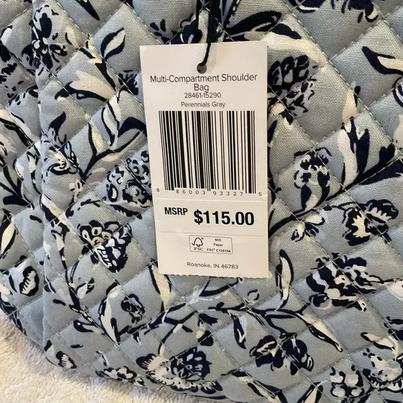 Shoulder Bag, Vera Bradley Multi Compartment Shoulder Bag - Picture 2 of 11